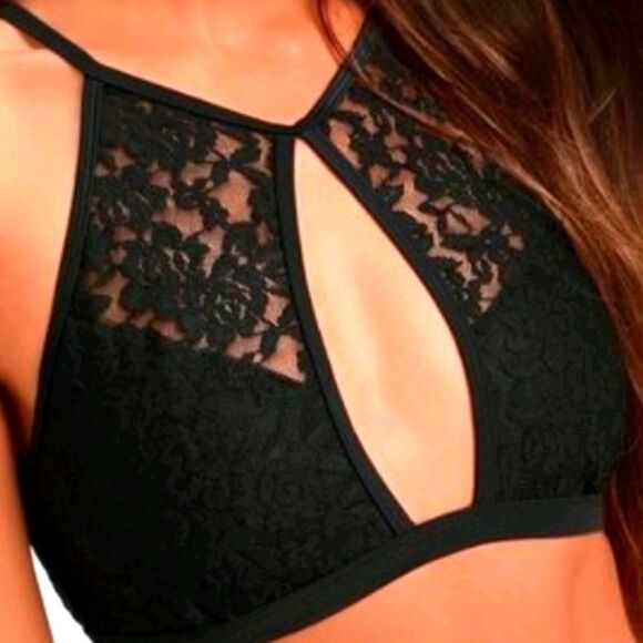 MINK Pink swim top bikini NWT large - Picture 1 of 12